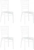 УТ000037174 Стул Chiavari (Кьявари) пластик белый 4 шт. Stool Group (арт.УТ000037174)