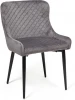 15413 Стул ELI (mod. 8202) / 1 шт. в упаковке Tetchair (Металл,Ткань/Серый,Черный) арт.15413
