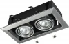 DL008-2-02-S Встраиваемый светильник Metal Modern GU10 2x50Вт Maytoni Technical DL008-2-02-S (220V)