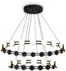 FR6180PL-L70B Подвесной светильник ярусный Freya Collar FR6180PL-L70B (LED, 220V, на проводе, кольцо)