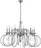 8032/10 Подвесная люстра Lumion Laoka 8032/10 хром, металл/хрусталь Е14 10*40W 220V (подвески, на цепи, подсвечник, свеча)