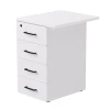 254T1203W3 Тумба приставная Everprof EVO (ЭВО) с топом 510х600x755 Белый 254T1203W3