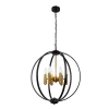 A7013SP-6BK Подвесная люстра Arte Lamp Castula A7013SP-6BK (220V, на цепи, шар, клетка)
