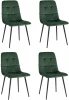 УТ000036522 Стул Одди велюр зелёный 4 шт. Stool Group арт.УТ000036522