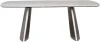 160KD-60060 Стол обеденный, керамика Johannesburg белая 200*100*75см Garda Decor арт.160KD-60060