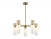 LH53325 Потолочная люстра на штанге с травертином Ambrella Ceramo Modern LH53325