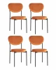 УТ000041215 Стул обеденный Барбара велюр терракотовый 4 шт. Stool Group арт.УТ000041215