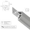 A680233 Теневой профиль под натяжной потолок Arte Lamp Gap A680233