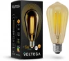 5526 Лампочка светодиодная E27 6 Вт 620 lm 2800K теплое желтое свечение Voltega Loft LED 5526