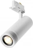 TR198-3-20W2.7K-Z-W Трековый светильник трехфазный 20W 220V Maytoni Focus Zoom TR198-3-20W2.7K-Z-W (LED, круглые)