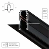 A580206 Шинопровод под гипсокартон магнитный Arte Lamp Expert-accessories A580206