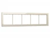 SF350545 Рамка на 5 постов (шёлк стекло закаленное натуральное) Ambrella Volt SIGMA SF350545
