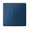 GAL001165S Переключатель двухклавишный (аквамарин) Systeme Electric GAL001165S