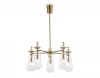 LH53305 Потолочная люстра на штанге с травертином Ambrella Ceramo Modern LH53305