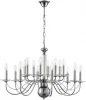 8034/16 Подвесная люстра Lumion Incanto 8034/16 хром, металл/стекло Е14 16*40W 220V (на цепи, подсвечник, свеча)