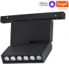 359494 Трековый светильник Downlight низковольтный диммируемый Novotech Flum 359494 SHINO черный LED 12W 48V 3000-6500K (управление смартфоном, умный дом - Алиса, Tuya Smart, Smart Life)
