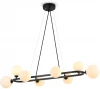 FR5222PL-08B1 Подвесной светильник Freya Globos FR5222PL-08B1 (220V, на тросе, шарики, молекулы)