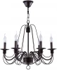 FR2046-PL-06-BR Подвесная люстра Freya Velia FR2046-PL-06-BR (220V, на цепи, подсвечник, свеча)