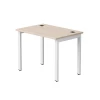 254S005DY9003 Стол прямой Everprof EVO (ЭВО) на металлокаркасе 980х670х755 мм Дуб Соната/Белый 254S005DY9003