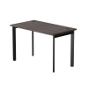 254S002DK9005 Стол прямой Everprof EVO (ЭВО) на металлокаркасе 1180х670х755 мм опоры 45гр Дуб Пасадена/Черный 254S002DK9005
