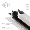 A730306 Шинопровод магнитный встраиваемый в гипсокартон 48V Arte Lamp Optima-Accessories A730306