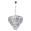 3508/02 LM-6 Подвесная люстра каскадная Divinare Chara 3508/02 LM-6 (220V, хрусталь, на цепи)