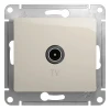 GSL000991 ТВ-розетка оконечная (молочный) Systeme Electric GSL000991