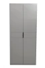 GD-10013/2-6(глухой) GD-10013/2-6 Шкаф Альто(Alto) двухд с полками, цвет серый Кобальт, фасад глухой 100*57*228.5см Garda Decor