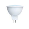 LED-JCDR-7W/6500K/GU5.3/NR Лампа светодиодная, форма "JCDR", матовая, дневной белый свет 6500K Volpe Norma LED-JCDR-7W/6500K/GU5.3/NR