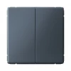 GAL000765 Переключатель двухклавишный (грифель) Systeme Electric GAL000765