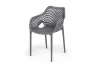 203046 D-grey "Беллини" стул пластиковый, цвет темно-серый 4SIS 203046 D-grey