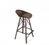 3827109003 Стул барный Sheffilton SHT-ST19-SF1/S80 коричневый трюфель/темный орех/черный 3827109003