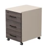 254T001GU/GU/DK/ Тумба мобильная Everprof EVO (ЭВО) 406х540х608 Кашемир/Кашемир/Дуб Пасадена 254T001GU/GU/DK/