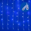 ULD-C3020-264/TTK WHITE IP44 Занавес светодиодный с эффектом мерцания, 3х2м. 264 светодиода, белый свет Uniel ULD-C3020-264/TTK WHITE IP44