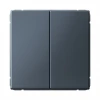 GAL000765S Переключатель двухклавишный (грифель) Systeme Electric GAL000765S