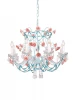 Fiori di rose 186.8 Подвесная люстра Fiori di rose 186.8 Lucia Tucci (220V, на цепи, подсвечник, свеча, цветы, ветки, розы)