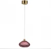7043/4L Подвесной светильник Odeon Light Mela 7043/4L бордовый/бронз/металл/стекло LED 4W 3000K 220V (на проводе, круглые)