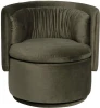 ZW-KRES-061 ZEL Кресло поворотное велюр зеленый 76*72*71см Garda Decor арт.ZW-KRES-061 ZEL
