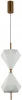 7090/10L Подвесной светильник верт/горизонт. Odeon Light Sand Glass 7090/10L металл/ткань 4000K 220V (LED, на тросе)