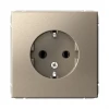 GAL000543 Розетка с заземлением (шампань) Systeme Electric GAL000543