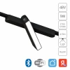 A2960PL-1BK Магнитный трековый светильник 48V 9W Arte Lamp Rapid A2960PL-1BK (LED, управление смартфоном, умный дом - Алиса, Tuya Smart)