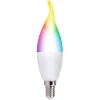 LED-CW37-5W/RGBW/E14/230V/WF/FR PLS80WH Умная лампа светодиодная Wi-Fi Bluetooth, диммируемая, матовая, 2700-6500K+RGB, Голосовое управление приложение UnielSmart Uniel LED-CW37-5W/RGBW/E14/230V/WF/FR PLS80WH