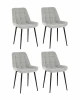 УТ000042237 Стул Флекс Original светло-серый 4 шт. Stool Group УТ000042237