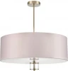 8109/7C Потолочная люстра на штанге Lumion Damona 8109/7C латунь титаниум/бежевый, металл/текстиль/стекло E14 7*40W 220V (круглые)