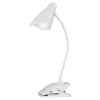 TLD-560 White/LED/280Lm/5000K/Dimmer Интерьерная настольная лампа на прищепке Uniel TLD-560 White/LED/280Lm/5000K/Dimmer (220V, диммер, сенсорный выключатель)