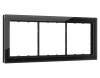 SF350803 Рамка на 3 поста (черный стекло закаленное натуральное) Ambrella Volt SIGMA SF350803
