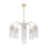 8413/6 Потолочная люстра на штанге Lumion Opulenta 8413/6 французское золото/прозрачный, металл/стекло Е14 6*40W 220V