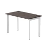 254S002DK9003 Стол прямой Everprof EVO (ЭВО) на металлокаркасе 1180х670х755 мм опоры 45гр Дуб Пасадена/Белый 254S002DK9003