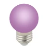 LED-G45-1W/PURPLE/E27/FR/С Лампочка светодиодная шар фиолетовая E27 1W Volpe LED-G45-1W/PURPLE/E27/FR/С