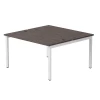 254S019DK9003 Бенч-система на 2 места Everprof EVO (ЭВО) на металлокаркасе 1380х670(1370)x755 Дуб Пасадена/Белый 254S019DK9003